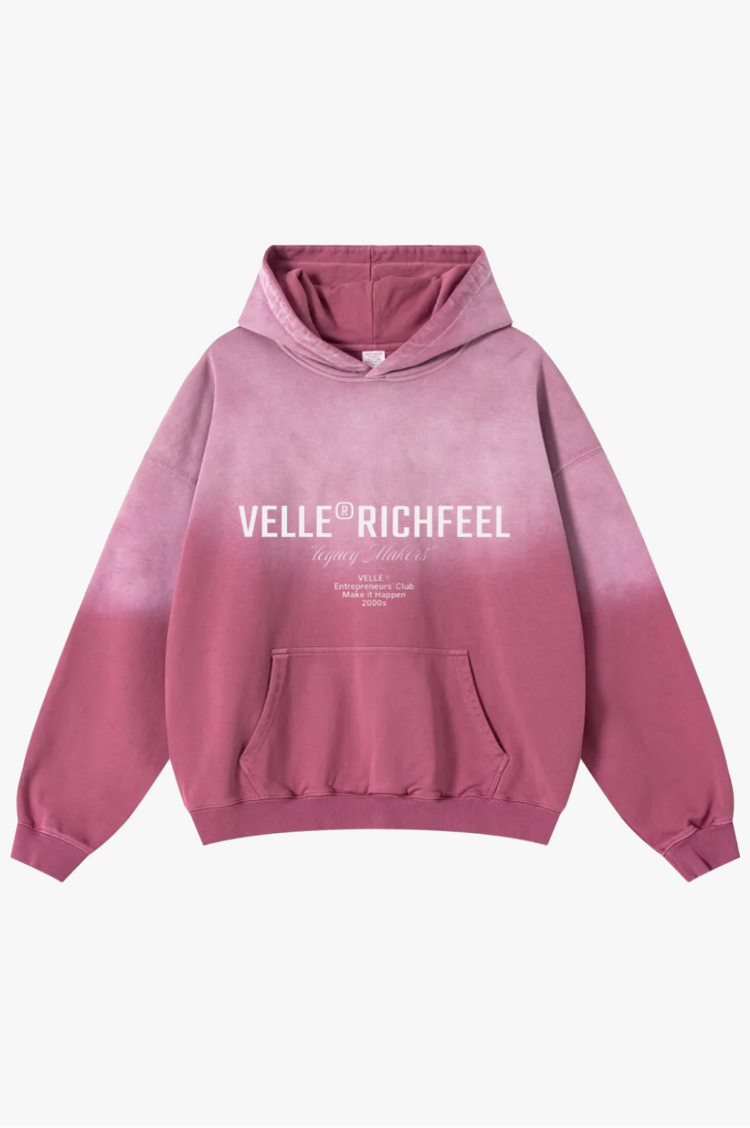 Sudadera Velle Monkey Wash — Rojo vintage
