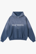 Hoodie Velle Monkey Wash — Azul vintage