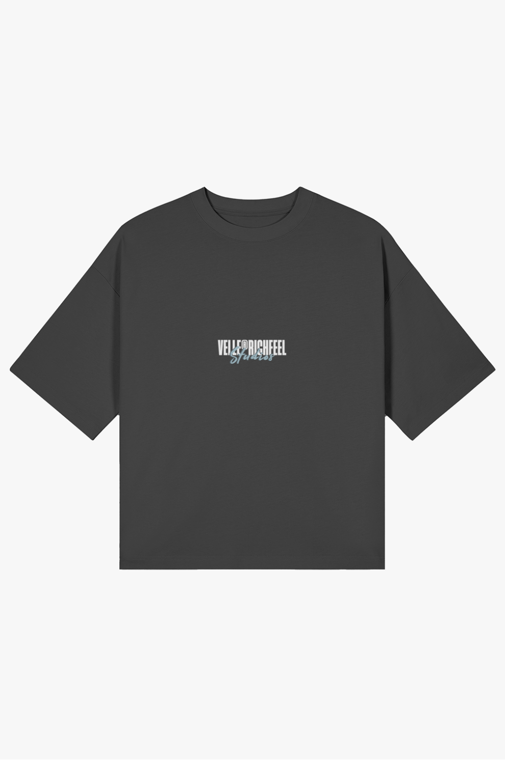 T-shirt boxy Velle Vintage — Gráfico à frente e atrás