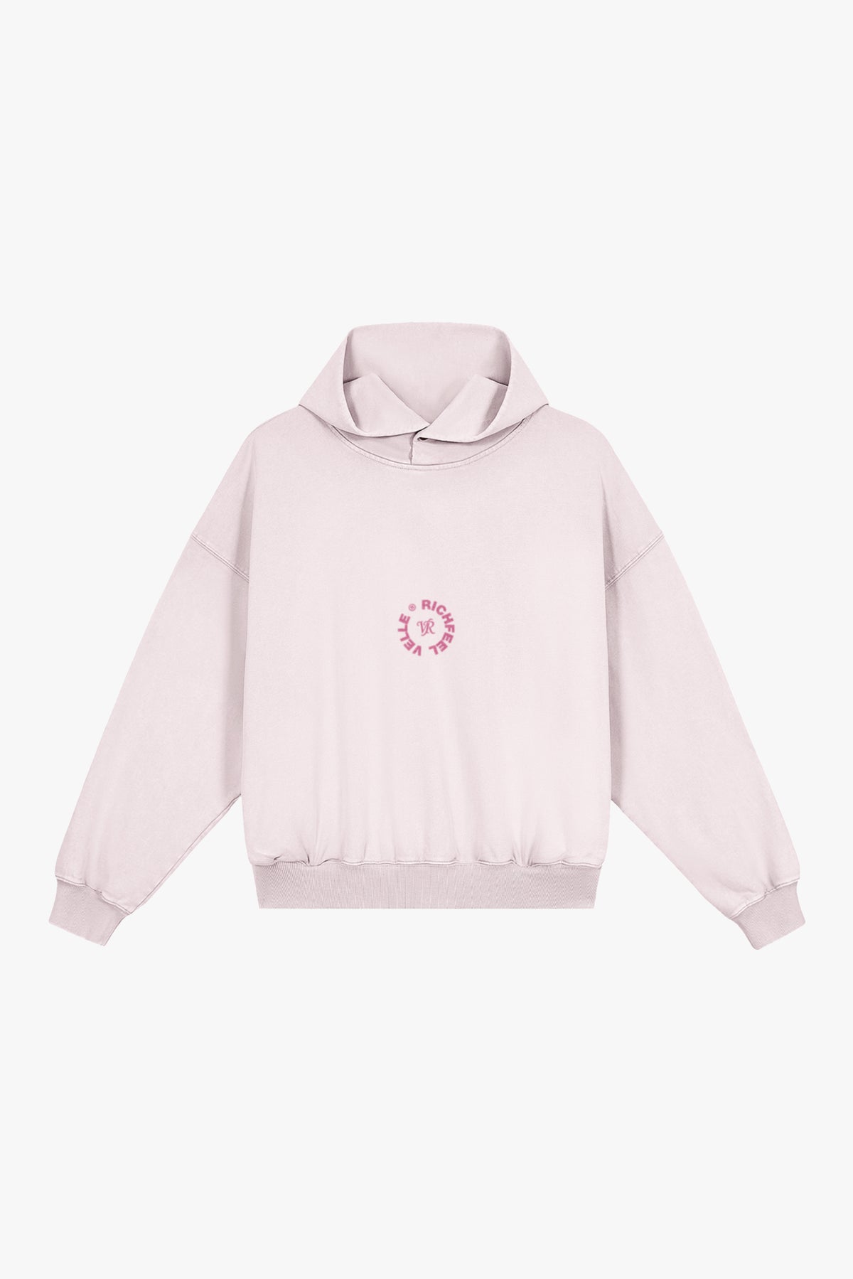 Sudadera con logo Velle en purpurina rosa