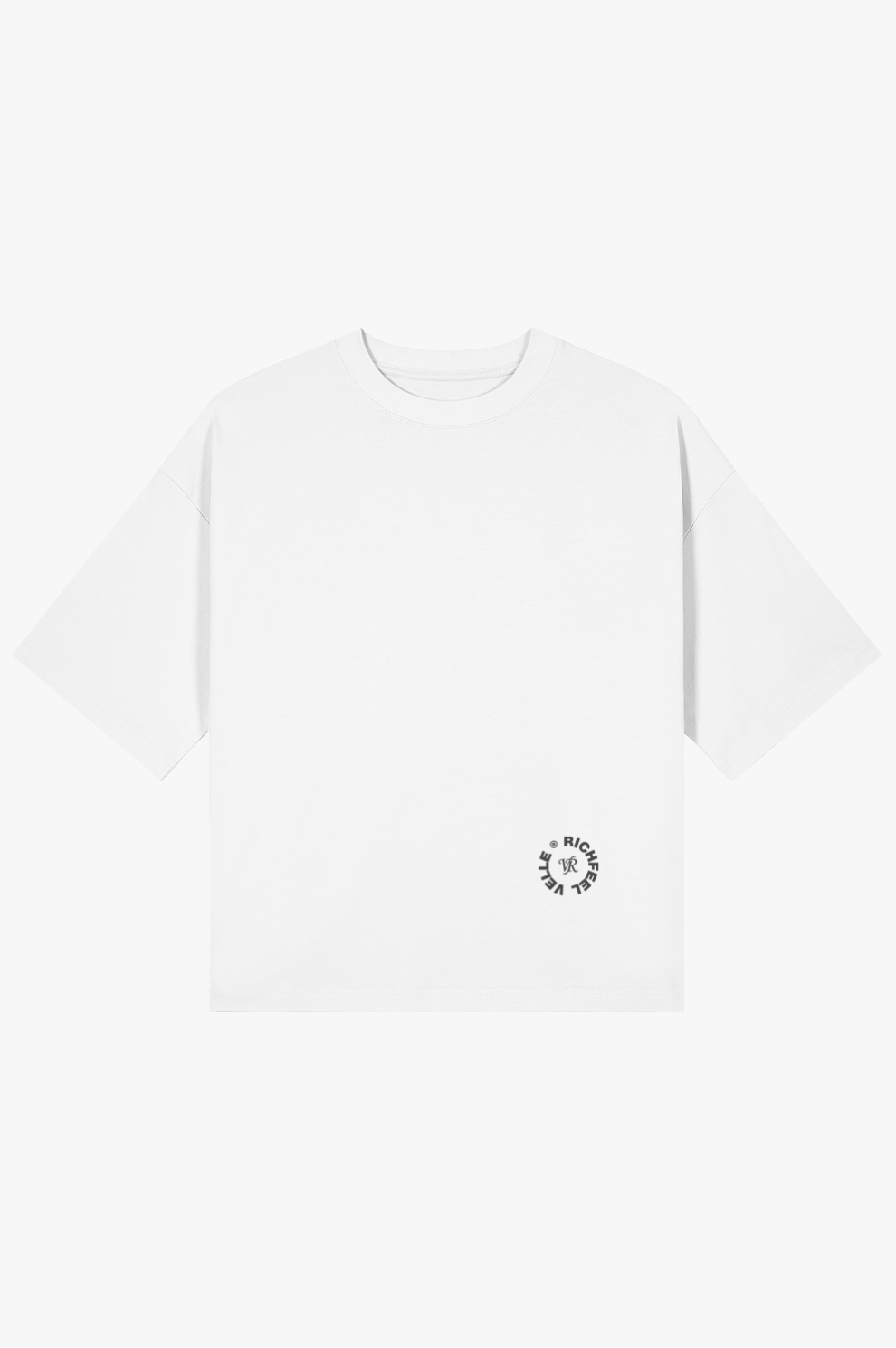 T-shirt boxy Velle — Arte branca
