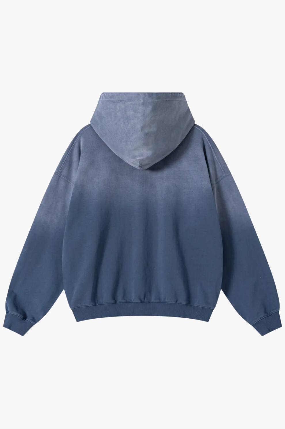 Velle Monkey Wash Hoodie — Vintage Blue