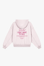 Hoodie Com Logo Velle Em Glitter Rosa