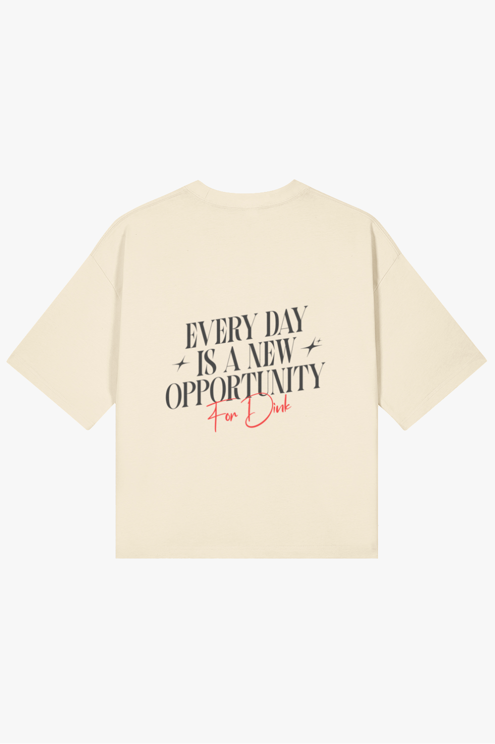 Velle boxy T-shirt — White art