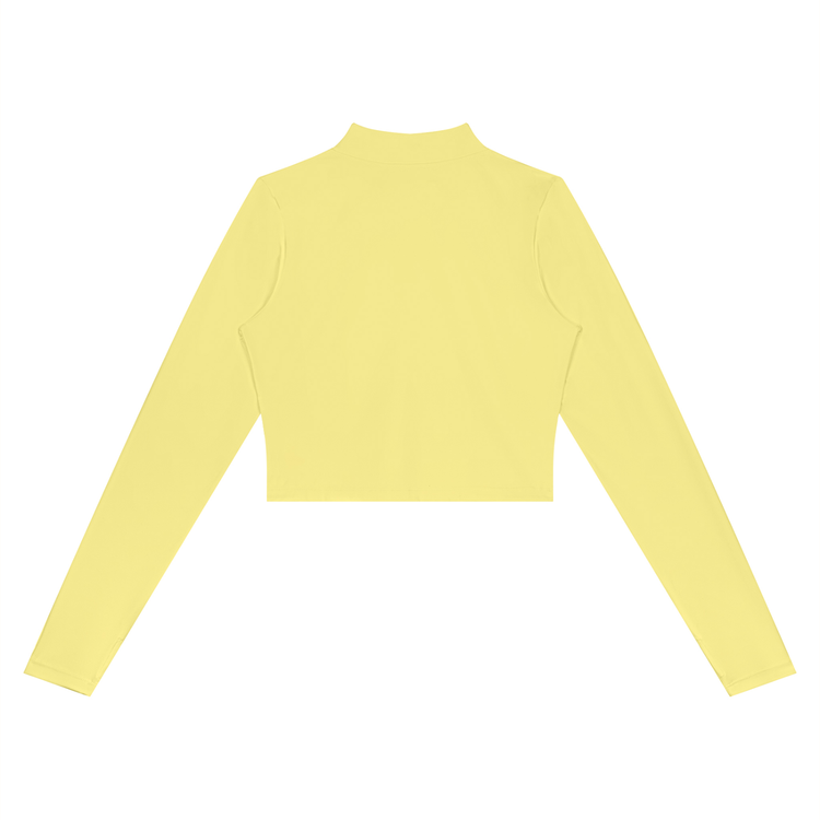 Women's cropped gym jacket