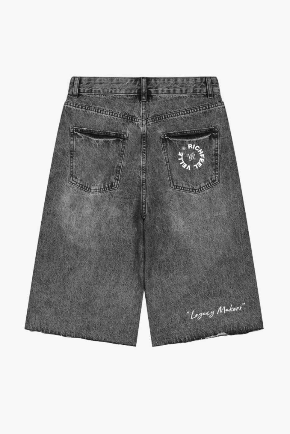 Men’s Vintage Wide-Leg Denim Shorts