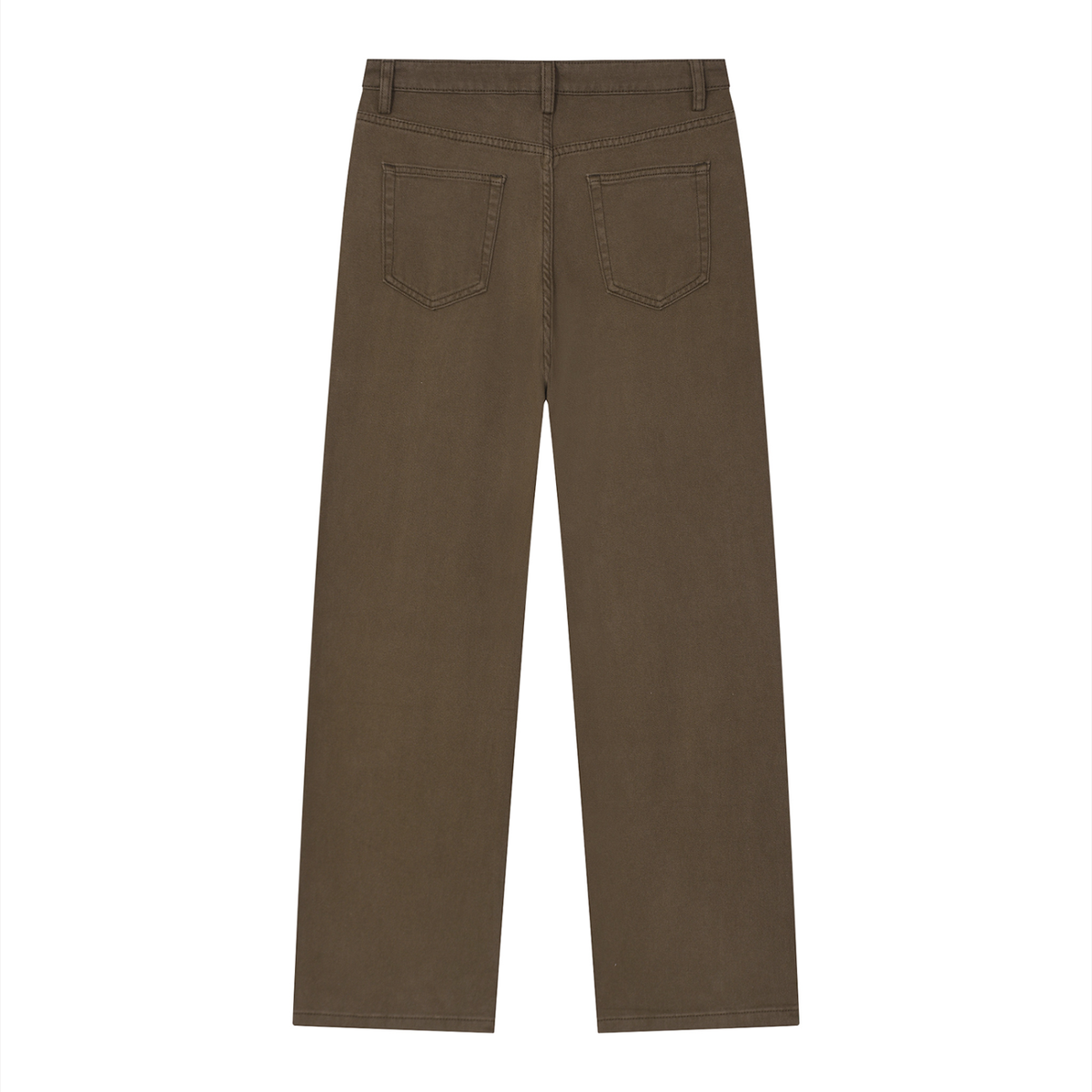 Calça Jeans Masculina de Corte Reto com Lavagem Vintage