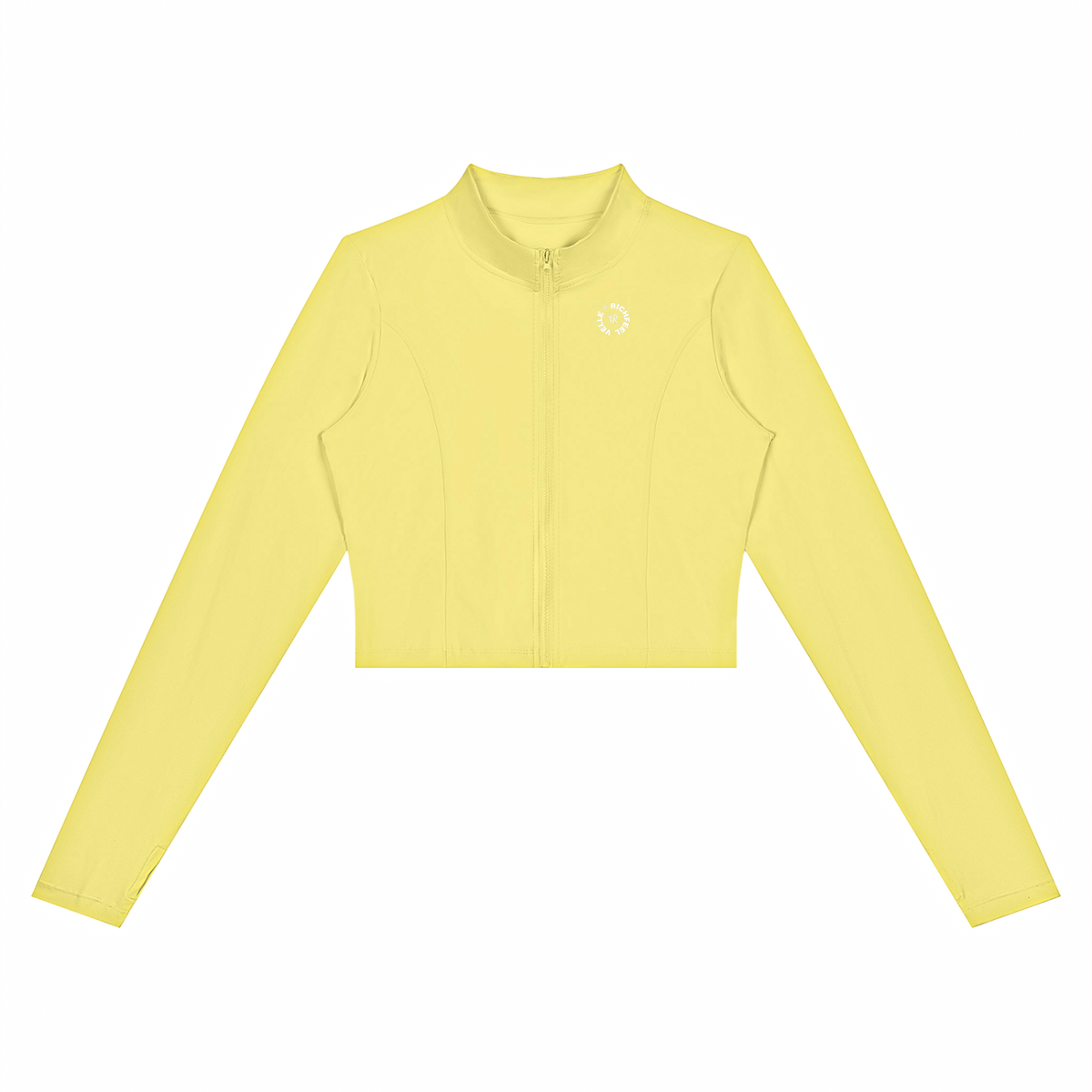 Women's cropped gym jacket