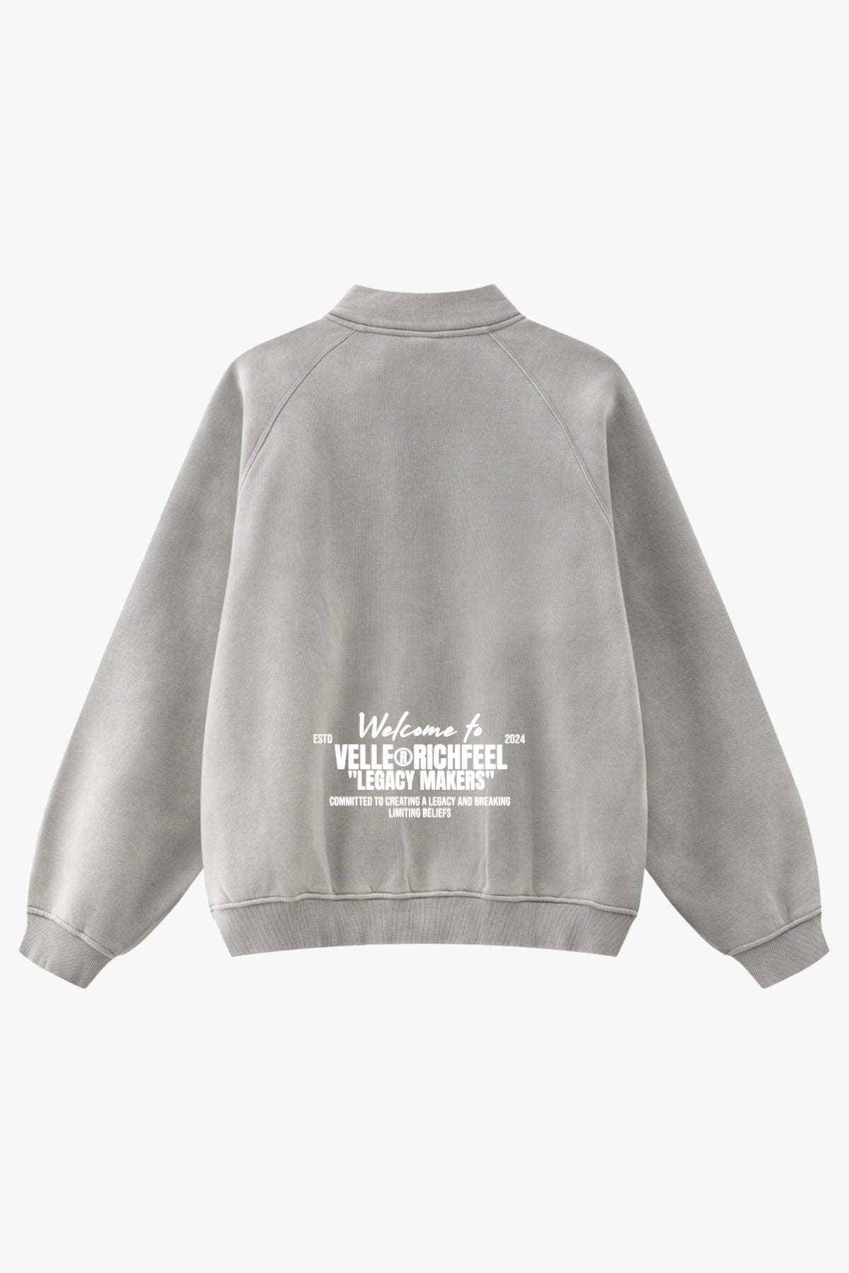 Sweatshirt Unissexo Com Meio Zíper e Gola Alta