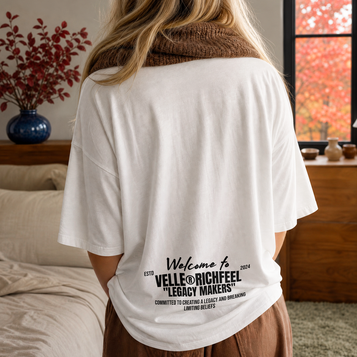 Welcome to Velle boxy T-shirt