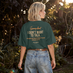 T-shirt unissexo Boxfit com arte Velle castanho