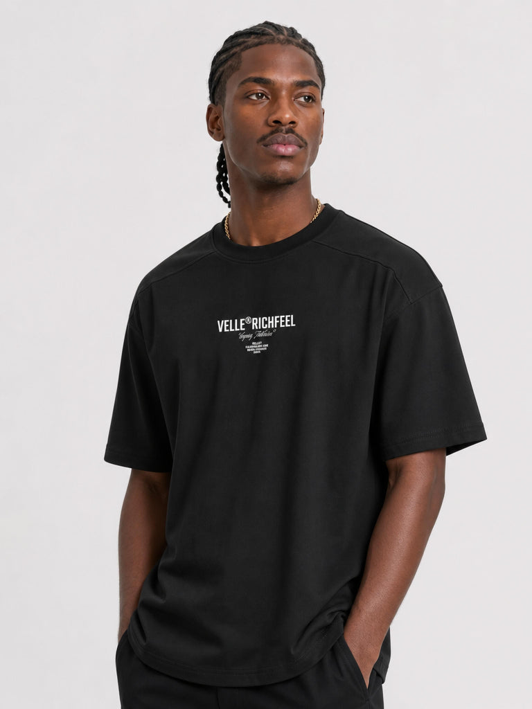 T-shirt unissexo Velle — Letras brancas