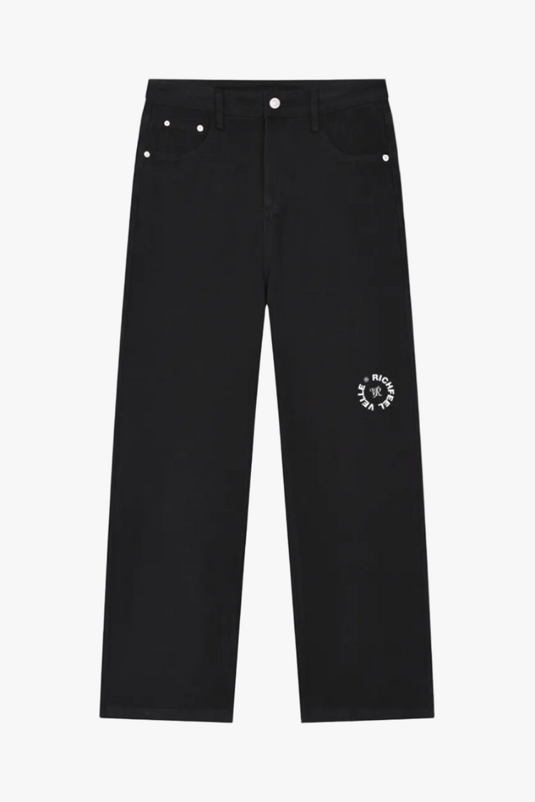 Pantalones Vaqueros de Corte Recto para Hombre con Lavado Vintage