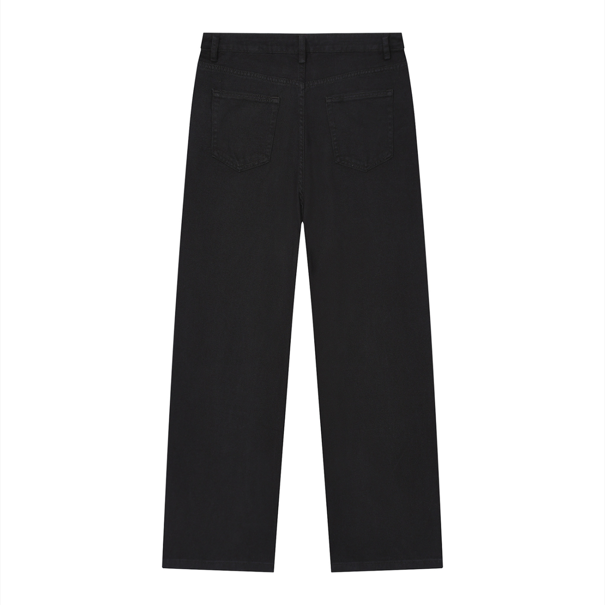 Calça Jeans Masculina de Corte Reto com Lavagem Vintage