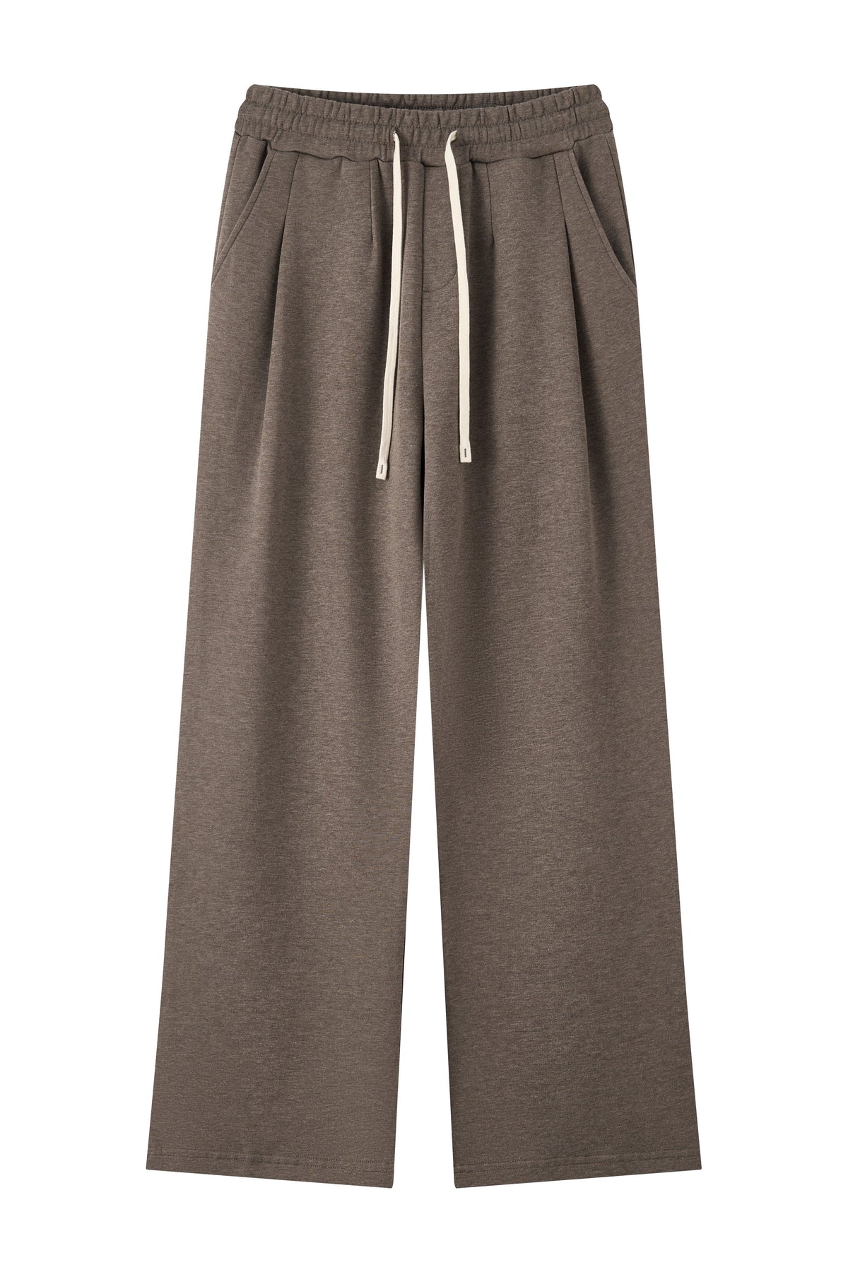 320GSM Men's Old Money Textured Straight-Leg Pants Selenphine