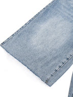 Bermudas de ganga Vintage de Perna Larga para Homem