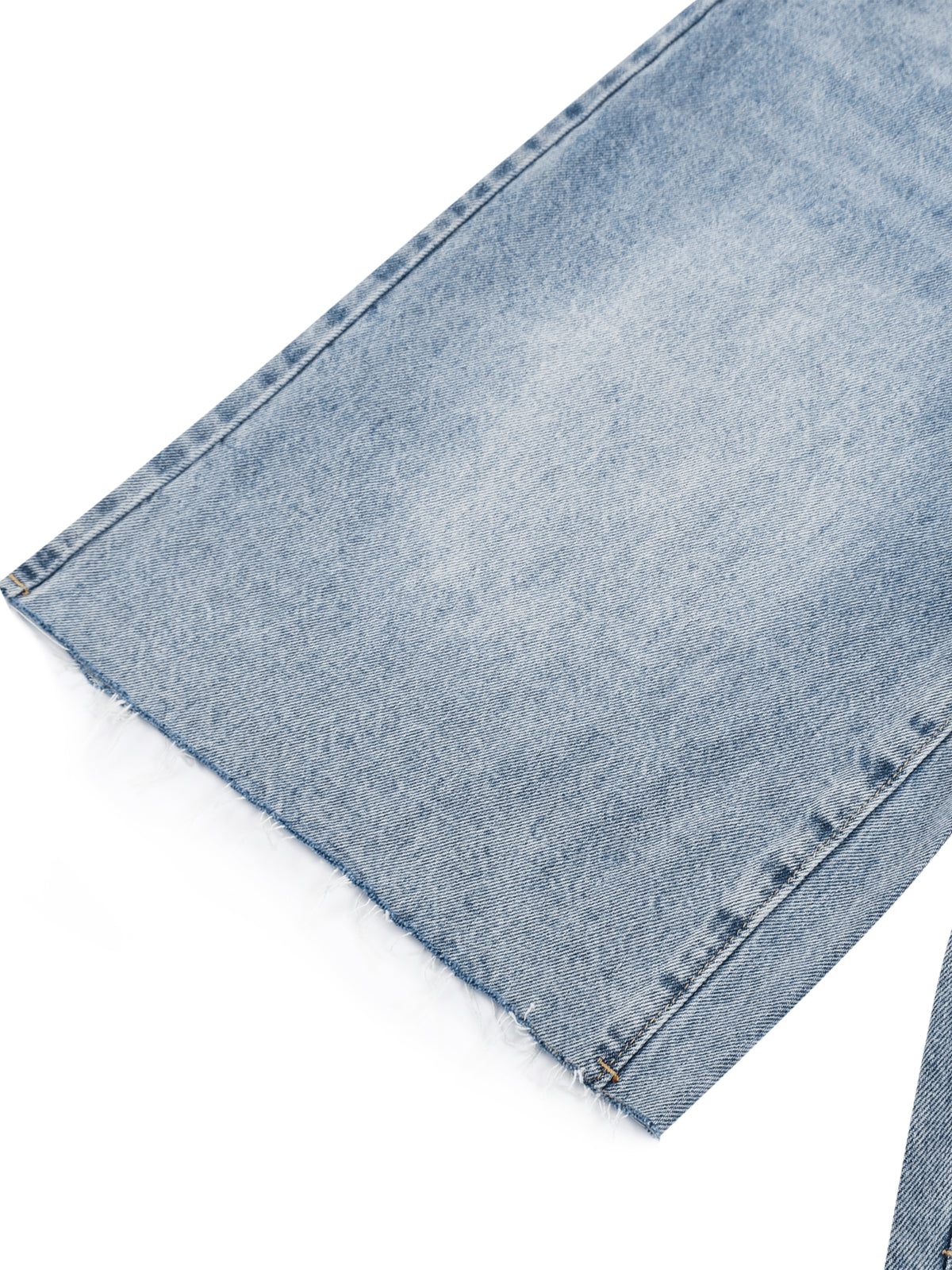 Men’s Vintage Wide-Leg Denim Shorts